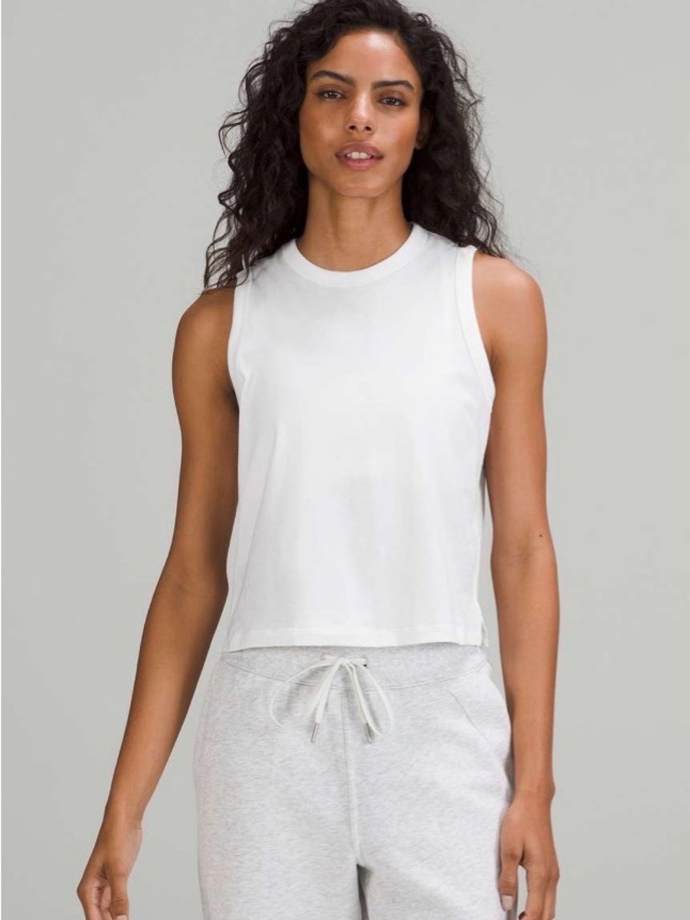Lululemon Classic-Fit Cotton-Blend Tank Top
White size 6